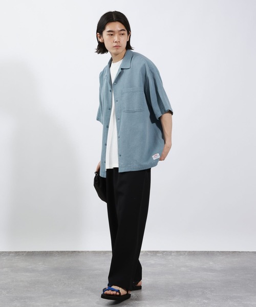 BAYFLOW（ベイフロー）の「ワンタックトラウザー【吸水速乾・接触冷感】（スラックス・メンズ・モカ/ブラック・MEDIUM/LARGE）」の3枚目の写真