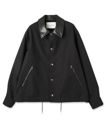 CULLNI(Nj)Chambray Gabardine Dot Button Coach Jacket(u])