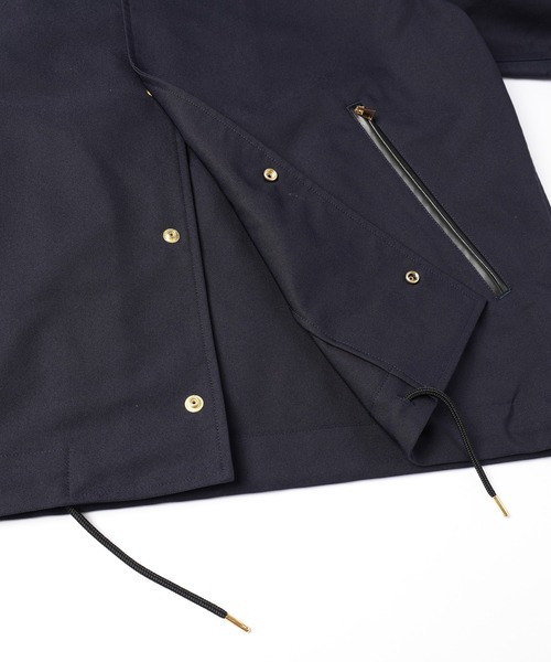 CULLNI（クルニ）の「Chambray Gabardine Dot Button Coach Jacket（ブルゾン・メンズ・カーキ/ブラック/ネイビー・2/1/0）」の21枚目の写真