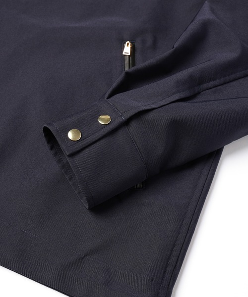 CULLNI（クルニ）の「Chambray Gabardine Dot Button Coach Jacket（ブルゾン・メンズ・カーキ/ブラック/ネイビー・2/1/0）」の22枚目の写真