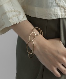 abaskdesign（アバスクデザイン）の「マットリンクブレスレット（ブレスレット・レディース）」