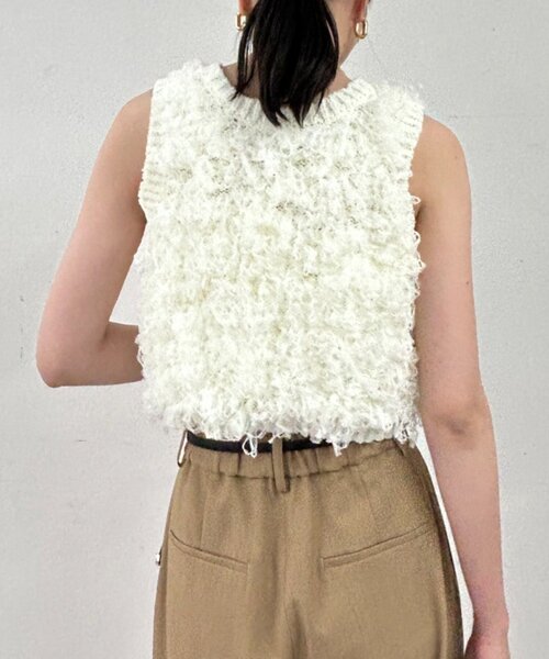 LOUNGEDRESS(ラウンジドレス) シアーZIPパーカー シアー感で大人