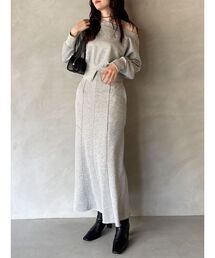 LAGUNAMOON | ラメスウェットナロースカート(スカート)