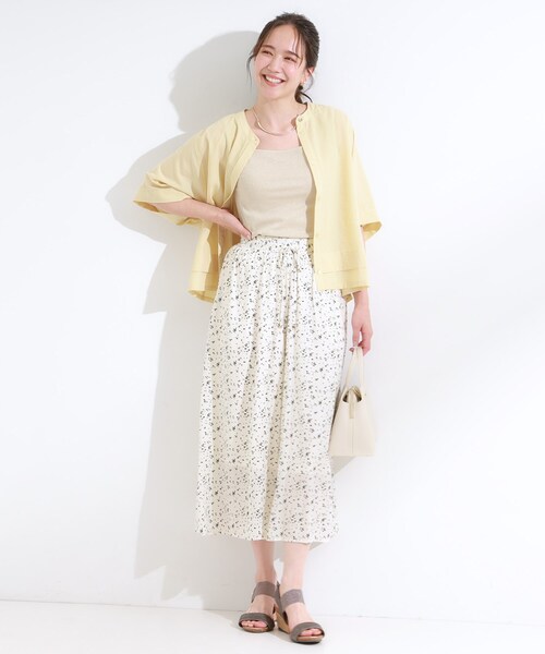 DRESKIP(ドレスキップ)の「【S-LL/裏地ひんやり】スカート見えで上品に マットサテンスカーチョ(その他パンツ・レディース・チャコールグレー/ネイビー/オレンジ/ホワイト系9/ブラック系6・01/02/03/04)」の20枚目の写真