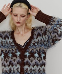 LA BELLE ETUDE | ノルディックフェザー2wayニットカーディガン(カーディガン/ボレロ)