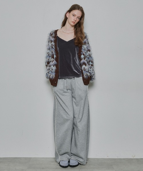 LA BELLE ETUDE(ラベルエチュード)の「ノルディックフェザー2wayニットカーディガン(カーディガン/ボレロ・レディース・ブラウン/ライトグレー/ブルー・FREE)」の7枚目の写真