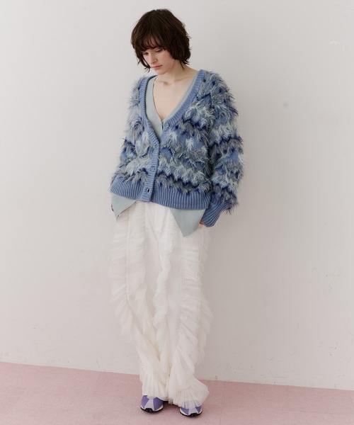 セール】ノルディックフェザー2wayニットカーディガン（カーディガン