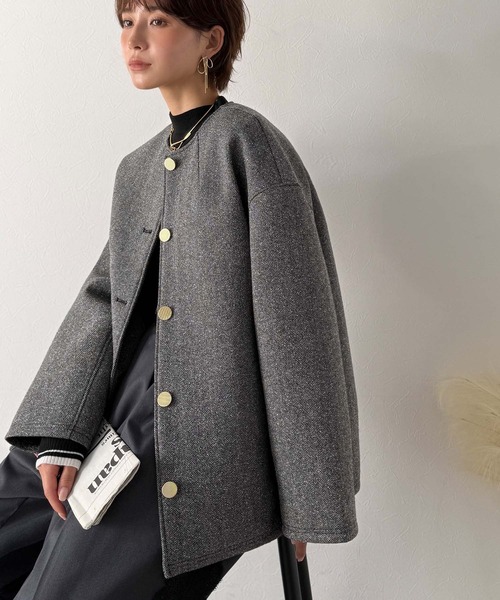 セール】【Classical Evon】端正な佇まいが導く上品スタイル。ツイード