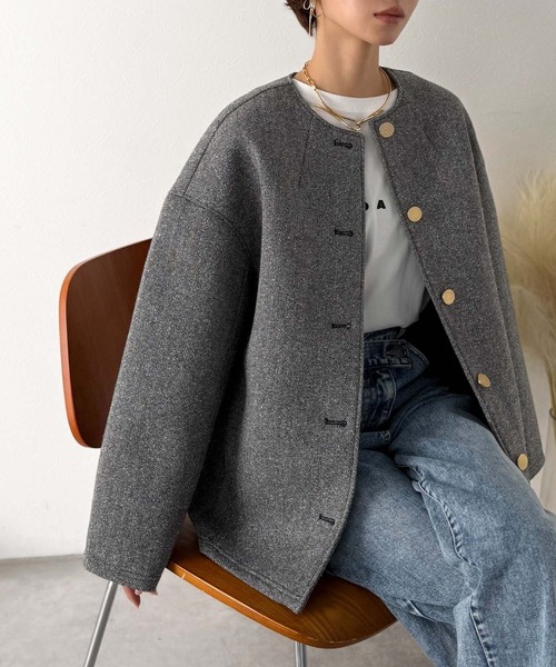 セール】【Classical Evon】端正な佇まいが導く上品スタイル。ツイード