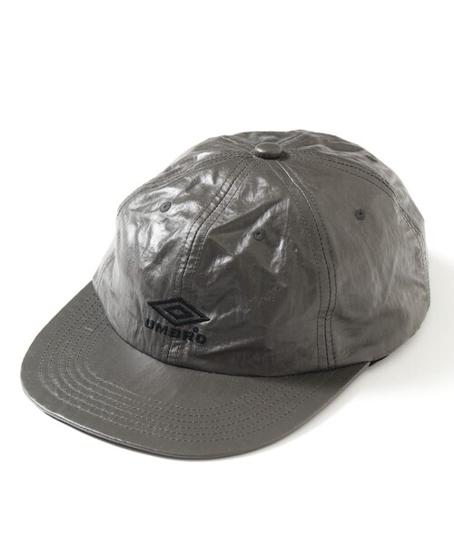 UMBRO/アンブロ SP Coating Nylon Flat Visor 6Panel Cap/別注