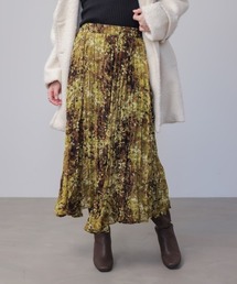 Bou Jeloud | オータムカラー柄プリーツ(スカート)