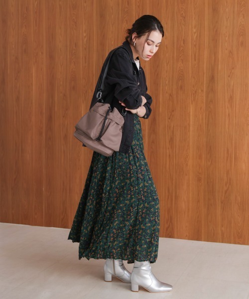 Bou Jeloud（ブージュルード）の「オータムカラー柄プリーツ（スカート・レディース・ブラウン/グリーン/イエロー・FREE）」の11枚目の写真