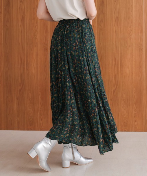 Bou Jeloud（ブージュルード）の「オータムカラー柄プリーツ（スカート・レディース・ブラウン/グリーン/イエロー・FREE）」の12枚目の写真