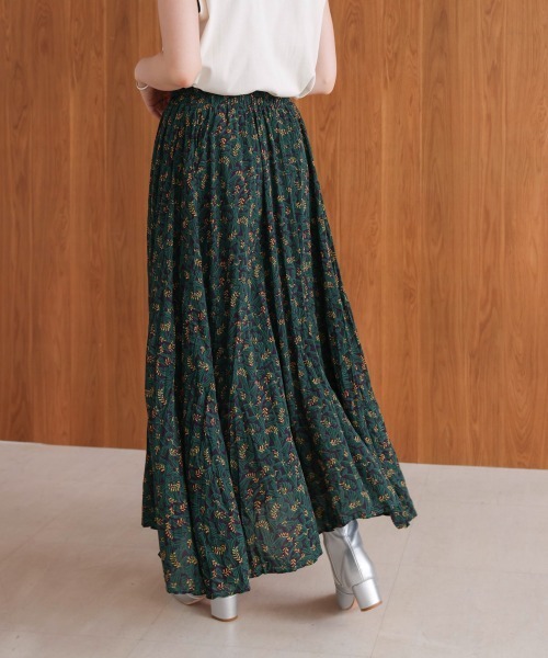 Bou Jeloud（ブージュルード）の「オータムカラー柄プリーツ（スカート・レディース・ブラウン/グリーン/イエロー・FREE）」の13枚目の写真