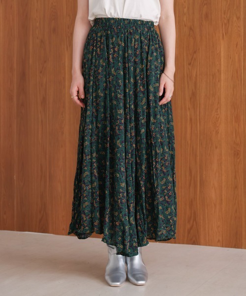 Bou Jeloud（ブージュルード）の「オータムカラー柄プリーツ（スカート・レディース・ブラウン/グリーン/イエロー・FREE）」の15枚目の写真