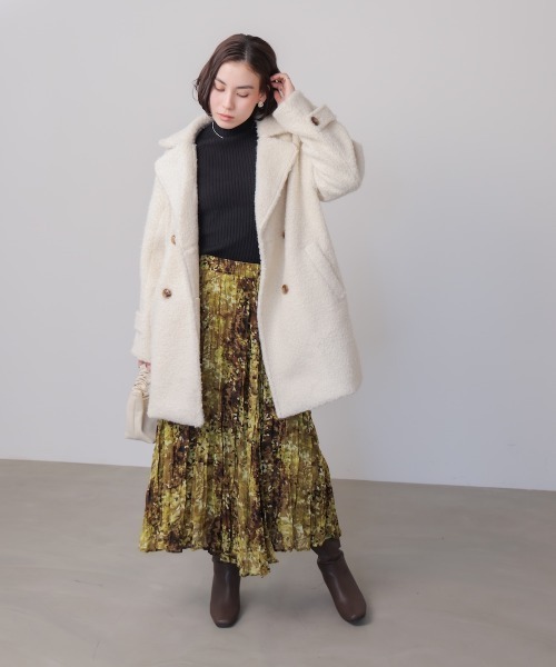 Bou Jeloud（ブージュルード）の「オータムカラー柄プリーツ（スカート・レディース・ブラウン/グリーン/イエロー・FREE）」の17枚目の写真