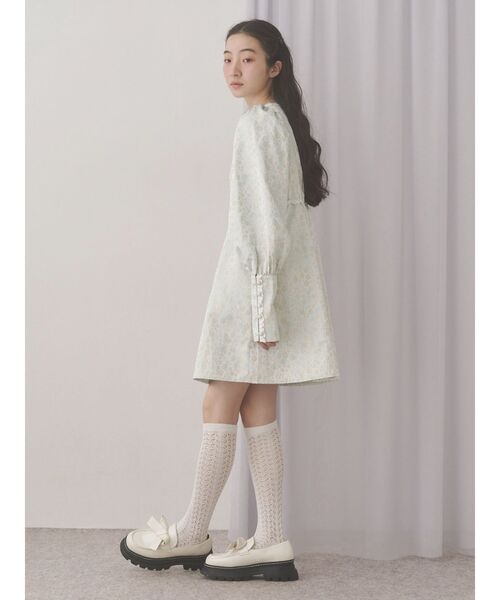 merry jenny（メリージェニー）の「ribbonプラットフォームローファー（ローファー・レディース・ブラック/アイボリー/ボルドー・LARGE/MEDIUM）」の6枚目の写真