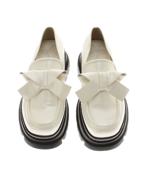 merry jenny（メリージェニー）の「ribbonプラットフォームローファー（ローファー・レディース・ブラック/アイボリー/ボルドー・LARGE/MEDIUM）」の11枚目の写真