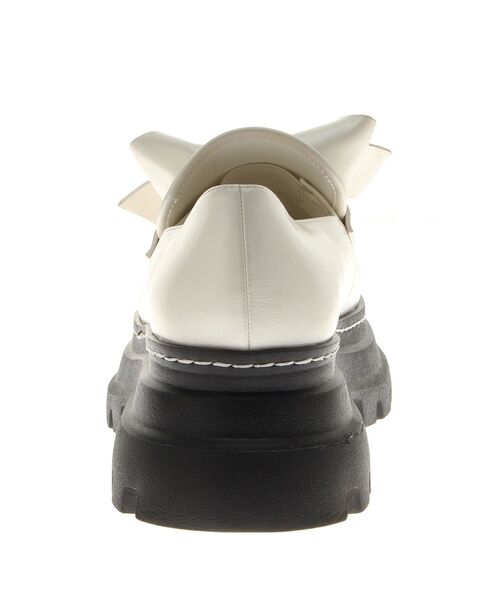 merry jenny（メリージェニー）の「ribbonプラットフォームローファー（ローファー・レディース・ブラック/アイボリー/ボルドー・LARGE/MEDIUM）」の13枚目の写真