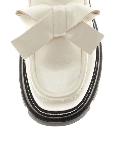 merry jenny（メリージェニー）の「ribbonプラットフォームローファー（ローファー・レディース・ブラック/アイボリー/ボルドー・LARGE/MEDIUM）」の17枚目の写真