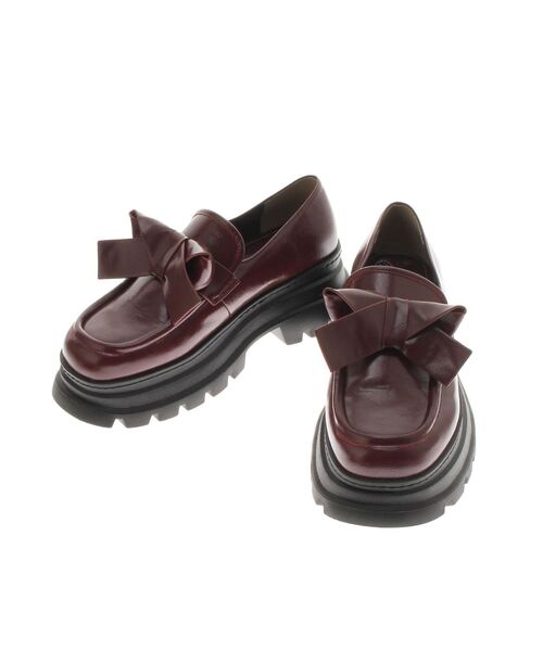 merry jenny(メリージェニー)の「ribbonプラットフォームローファー(ローファー・レディース・ブラック/アイボリー/ボルドー・LARGE/MEDIUM)」の9枚目の写真