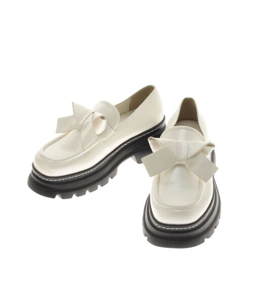 merry jenny（メリージェニー）の「ribbonプラットフォームローファー（ローファー・レディース・ブラック/アイボリー/ボルドー・LARGE/MEDIUM）」の16枚目の写真