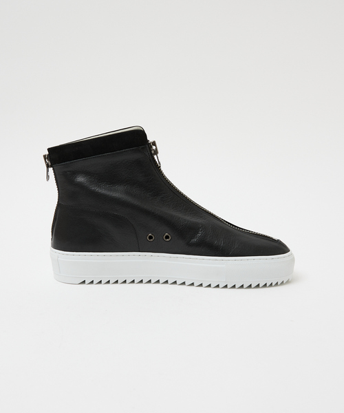 alfredoBANNISTER(アルフレッドバニスター)の「【MADE IN JAPAN】ダブルジップ スニーカー(スニーカー・メンズ・ブラック/ホワイト・43/42/41/40/44)」の6枚目の写真