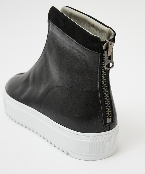 alfredoBANNISTER(アルフレッドバニスター)の「【MADE IN JAPAN】ダブルジップ スニーカー(スニーカー・メンズ・ブラック/ホワイト・43/42/41/40/44)」の7枚目の写真