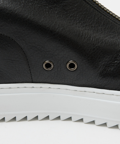 alfredoBANNISTER(アルフレッドバニスター)の「【MADE IN JAPAN】ダブルジップ スニーカー(スニーカー・メンズ・ブラック/ホワイト・43/42/41/40/44)」の15枚目の写真