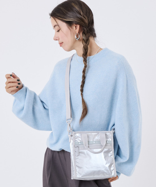 MINI N/S TOTE フロストシルバーシャイン（ショルダーバッグ