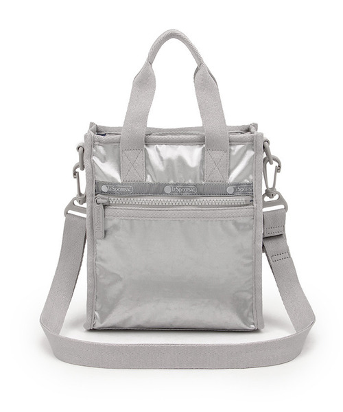 新品 レスポートサックMINI N/S TOTE フロストシルバーシャイン MINI N/S TOTE/フロストシルバーシャイン / LeSportsac | ファッション