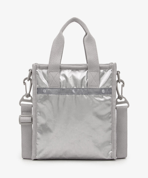 LeSportsac(レスポートサック)の「MINI N/S TOTE フロストシルバーシャイン(ショルダーバッグ・レディース・シルバー・FREE)」の6枚目の写真