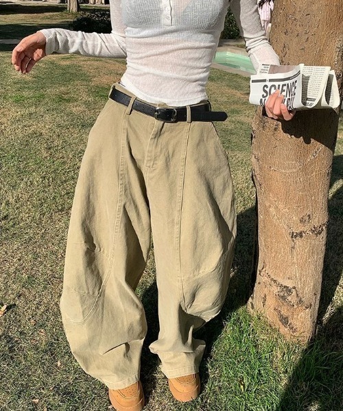 WASHED 2WAY WIDE LEG CARGO PANTS（カーゴパンツ）｜X-girl（エックス