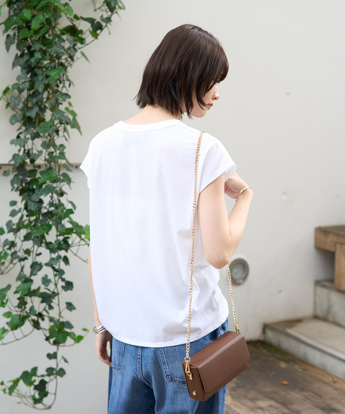 AULENTTI（オウレンティ）の「【AULENTTI/オウレンティ】スクエアチェーンポシェット（ショルダーバッグ・レディース・ブラック/ブラウン・フリー）」の12枚目の写真