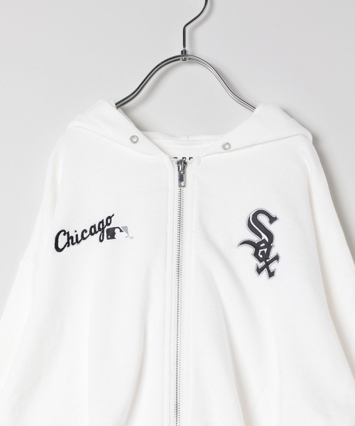 10C REPIPI(ジューシーレピピ)の「【10C】【MLB】ZIPフーディ(パーカー・キッズ・グレー/ブラック/アイボリー・130cm/120cm)」の15枚目の写真