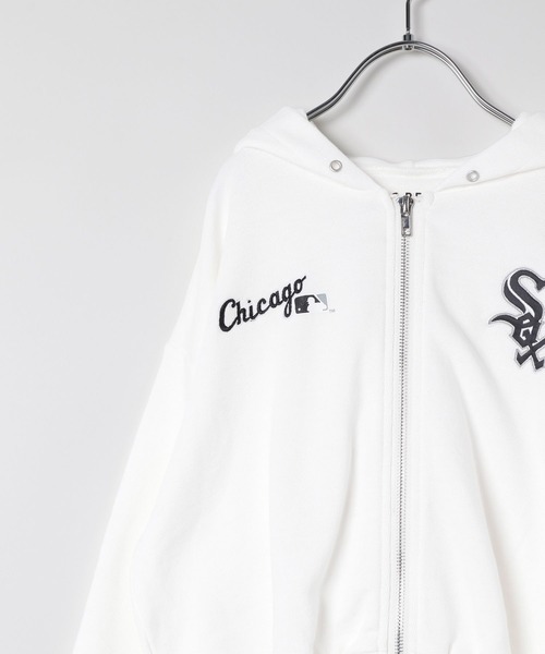 10C REPIPI(ジューシーレピピ)の「【10C】【MLB】ZIPフーディ(パーカー・キッズ・グレー/ブラック/アイボリー・130cm/120cm)」の16枚目の写真