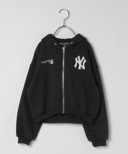 10C REPIPI(ジューシーレピピ)の「【10C】【MLB】ZIPフーディ(パーカー・キッズ・グレー/ブラック/アイボリー・130cm/120cm)」の22枚目の写真