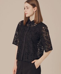 極美品　マッキントッシュロンドン リネンシャツ半袖 麻 ブラウス 38 MACKINTOSH LONDON｜マッキントッシュ ロンドンのシャツ