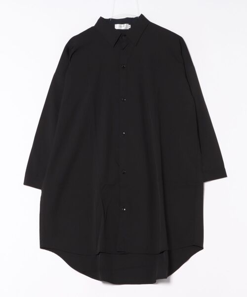cammie(キャミー)の「オーバーサイズロングシャツ(シャツ/ブラウス・レディース・ホワイト/ブラック・MEDIUM/LARGE)」の13枚目の写真