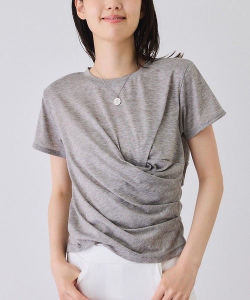 Jayro（ジャイロ）の「ドレーププルオーバー（Tシャツ/カットソー・レディース・ネイビー/ブラック/グレー・FREE）」の2枚目の写真