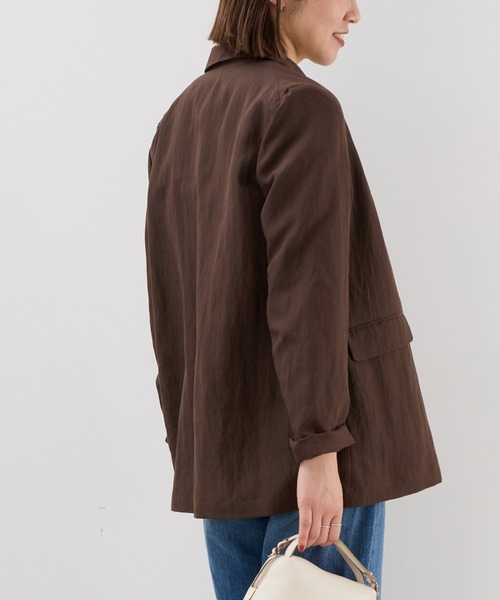 MICA&DEAL(マイカ&ディール)の「フィブリルテーラードジャケット(テーラードジャケット・レディース・ブラック/ブラウン・FREE)」の10枚目の写真