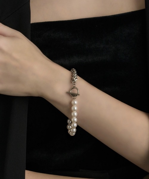 muku(ムク)の「BRACELET/CHAIN×PEARL(ブレスレット・レディース・ゴールド/シルバー・FREE)」の8枚目の写真