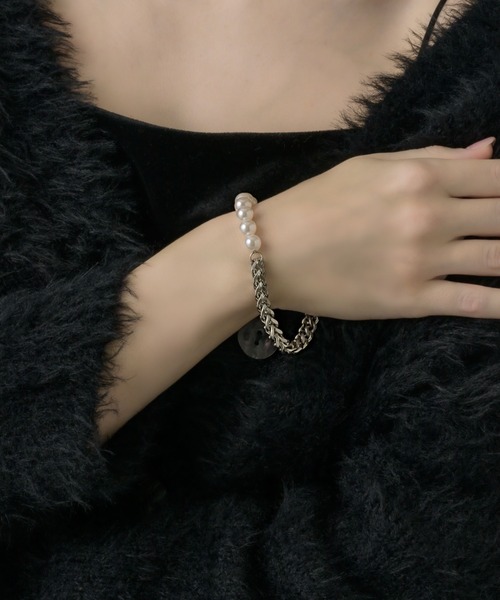 muku(ムク)の「BRACELET/CHAIN×PEARL(ブレスレット・レディース・ゴールド/シルバー・FREE)」の11枚目の写真