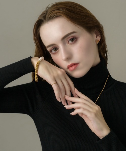 muku(ムク)の「BRACELET/CHAIN×PEARL(ブレスレット・レディース・ゴールド/シルバー・FREE)」の15枚目の写真