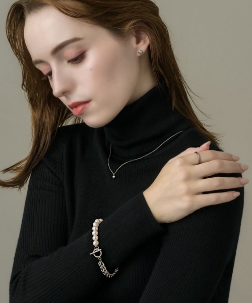muku(ムク)の「BRACELET/CHAIN×PEARL(ブレスレット・レディース・ゴールド/シルバー・FREE)」の13枚目の写真