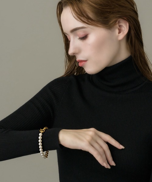 muku(ムク)の「BRACELET/CHAIN×PEARL(ブレスレット・レディース・ゴールド/シルバー・FREE)」の12枚目の写真