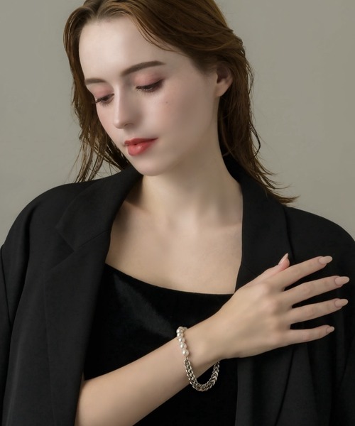 muku(ムク)の「BRACELET/CHAIN×PEARL(ブレスレット・レディース・ゴールド/シルバー・FREE)」の16枚目の写真