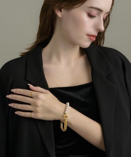 muku(ムク)の「BRACELET/CHAIN×PEARL(ブレスレット・レディース・ゴールド/シルバー・FREE)」の18枚目の写真