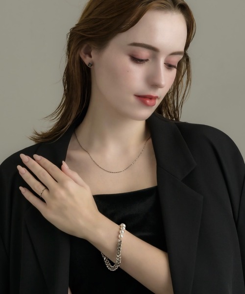 muku(ムク)の「BRACELET/CHAIN×PEARL(ブレスレット・レディース・ゴールド/シルバー・FREE)」の19枚目の写真