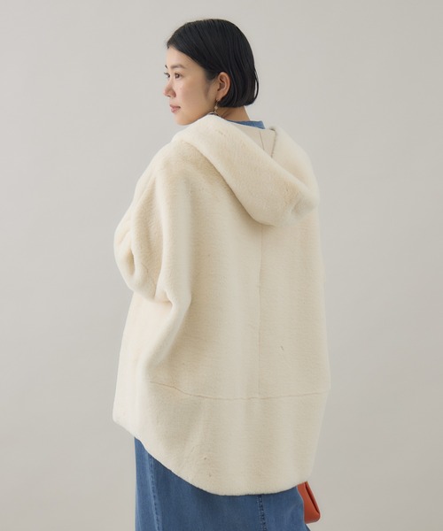 セール】Dignite Collier フェイクムートンコート（ムートンコート